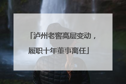 泸州老窖高层变动，履职十年董事离任