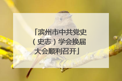 滨州市中共党史（史志）学会换届大会顺利召开