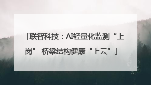 联智科技：AI轻量化监测“上岗” 桥梁结构健康“上云”