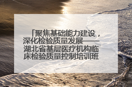 聚焦基础能力建设，深化检验质量发展——湖北省基层医疗机构临床检验质量控制培训班（孝感站）成功举办