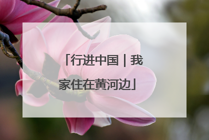 行进中国｜我家住在黄河边