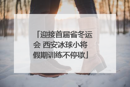 迎接首届省冬运会 西安冰球小将假期训练不停歇
