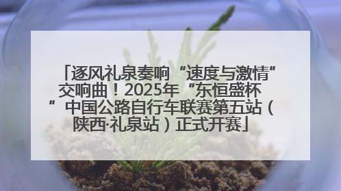 逐风礼泉奏响“速度与激情”交响曲！2025年“东恒盛杯”中国公路自行车联赛第五站（陕西·礼泉站）正式开赛