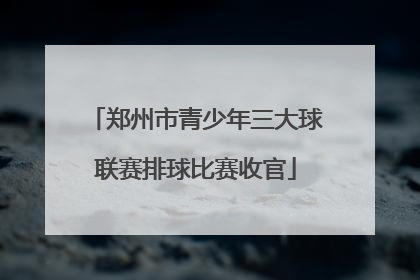 郑州市青少年三大球联赛排球比赛收官