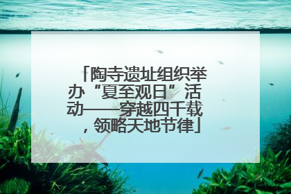 陶寺遗址组织举办“夏至观日”活动——穿越四千载，领略天地节律