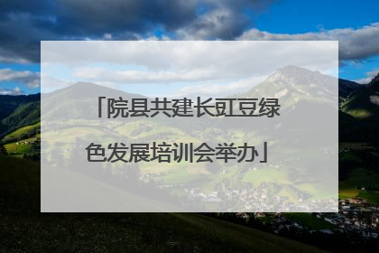 院县共建长豇豆绿色发展培训会举办