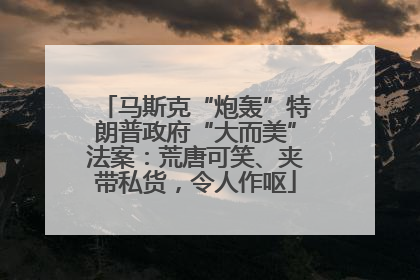 马斯克“炮轰”特朗普政府“大而美”法案：荒唐可笑、夹带私货，令人作呕