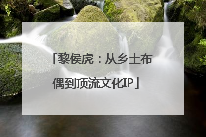 黎侯虎：从乡土布偶到顶流文化IP