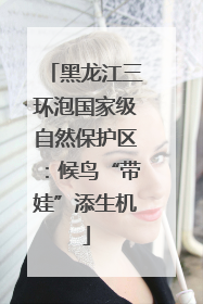 黑龙江三环泡国家级自然保护区：候鸟“带娃”添生机