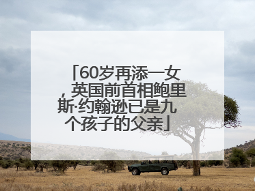 60岁再添一女，英国前首相鲍里斯·约翰逊已是九个孩子的父亲